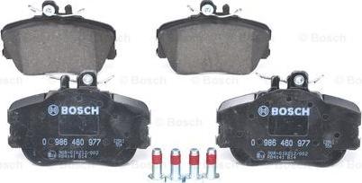 BOSCH 0 986 460 977 - Brake Pad Set, disc brake autospares.lv