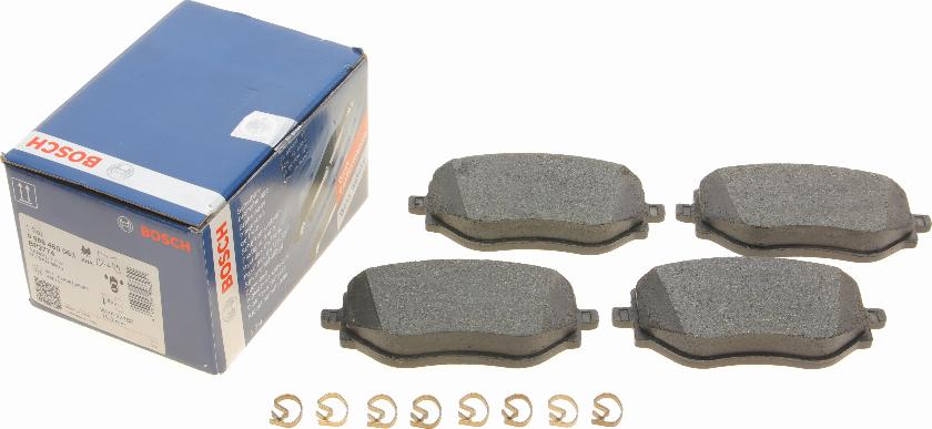 BOSCH 0 986 460 063 - Brake Pad Set, disc brake autospares.lv