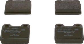 BOSCH 0 986 460 101 - Brake Pad Set, disc brake autospares.lv