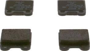 BOSCH 0 986 460 101 - Brake Pad Set, disc brake autospares.lv