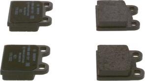 BOSCH 0 986 460 101 - Brake Pad Set, disc brake autospares.lv