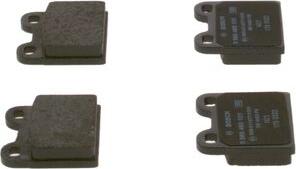 BOSCH 0 986 460 101 - Brake Pad Set, disc brake autospares.lv