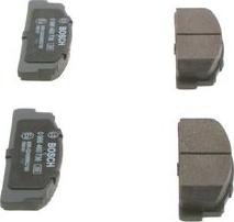 BOSCH 0 986 460 736 - Brake Pad Set, disc brake autospares.lv