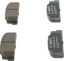 BOSCH 0 986 460 736 - Brake Pad Set, disc brake autospares.lv