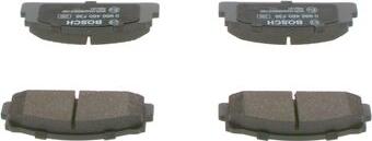 BOSCH 0 986 460 736 - Brake Pad Set, disc brake autospares.lv