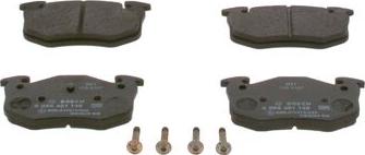 BOSCH 0 986 461 149 - Brake Pad Set, disc brake autospares.lv