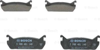 BOSCH 0 986 461 146 - Brake Pad Set, disc brake autospares.lv