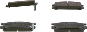 BOSCH 0 986 461 143 - Brake Pad Set, disc brake autospares.lv