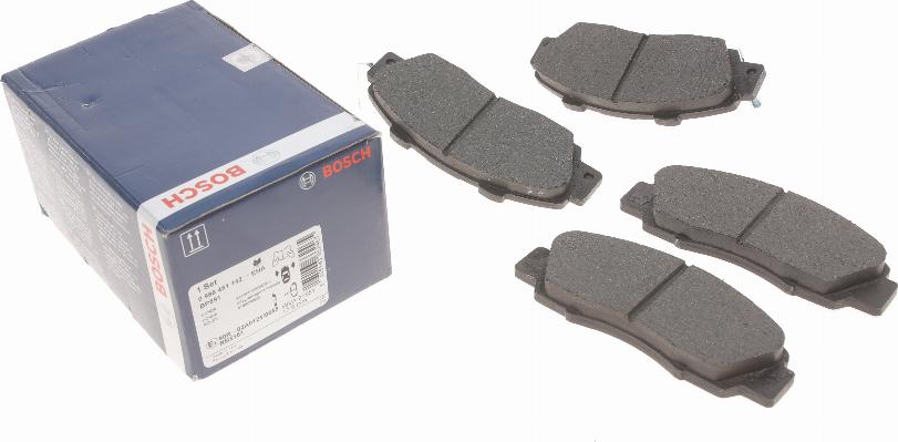 BOSCH 0 986 461 142 - Brake Pad Set, disc brake autospares.lv