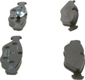 BOSCH 0 986 461 766 - Brake Pad Set, disc brake autospares.lv