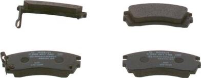 BOSCH 0 986 461 760 - Brake Pad Set, disc brake autospares.lv