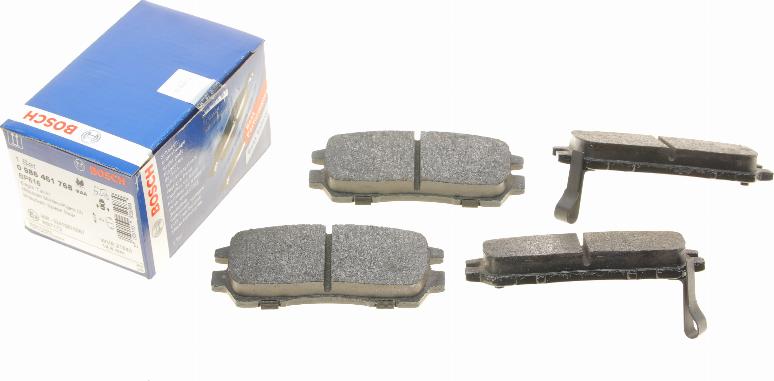 BOSCH 0 986 461 768 - Brake Pad Set, disc brake autospares.lv