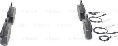 BOSCH 0 986 461 763 - Brake Pad Set, disc brake autospares.lv