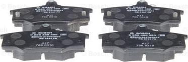 BOSCH 0 986 468 380 - Brake Pad Set, disc brake autospares.lv