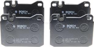 BOSCH 0 986 462 803 - Brake Pad Set, disc brake autospares.lv