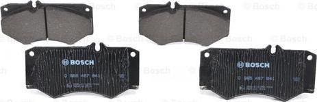 BOSCH 0 986 467 841 - Brake Pad Set, disc brake autospares.lv