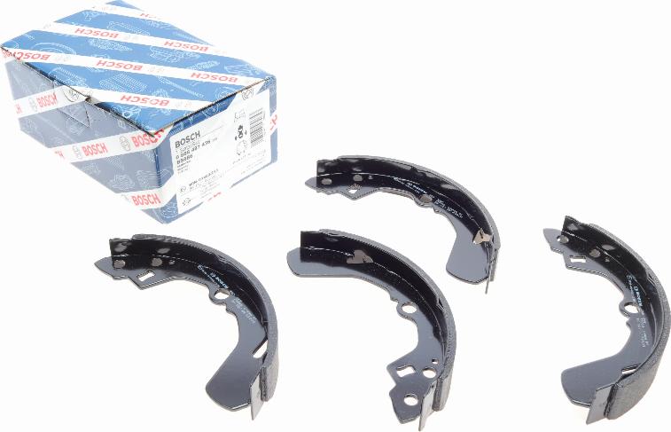 BOSCH 0 986 487 436 - Brake Shoe Set autospares.lv