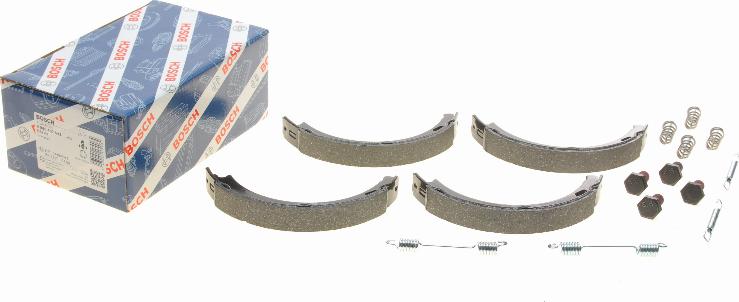 BOSCH 0 986 487 543 - Brake Shoe Set, parking brake autospares.lv