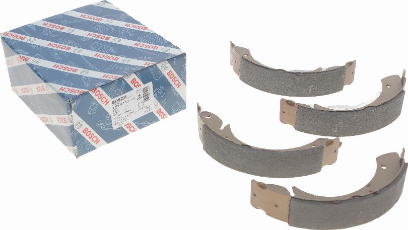 BOSCH 0 986 487 528 - Brake Shoe Set autospares.lv