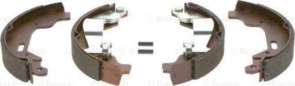 BOSCH 0 986 487 576 - Brake Shoe Set autospares.lv