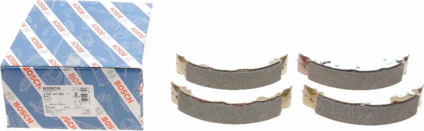 BOSCH 0 986 487 665 - Brake Shoe Set autospares.lv