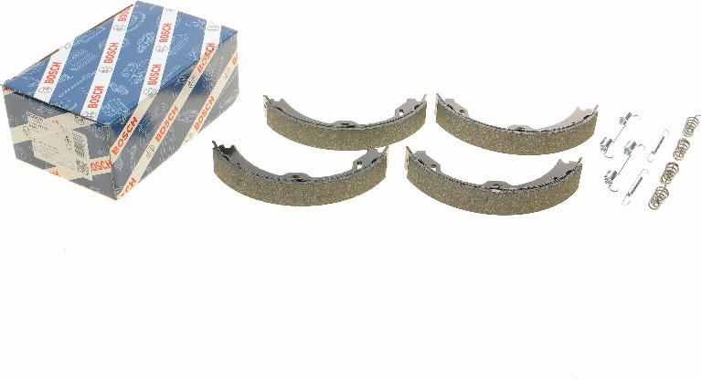 BOSCH 0 986 487 666 - Brake Shoe Set, parking brake autospares.lv