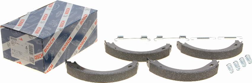 BOSCH 0 986 487 605 - Brake Shoe Set, parking brake autospares.lv