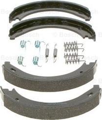 BOSCH 0 986 487 605 - Brake Shoe Set, parking brake autospares.lv