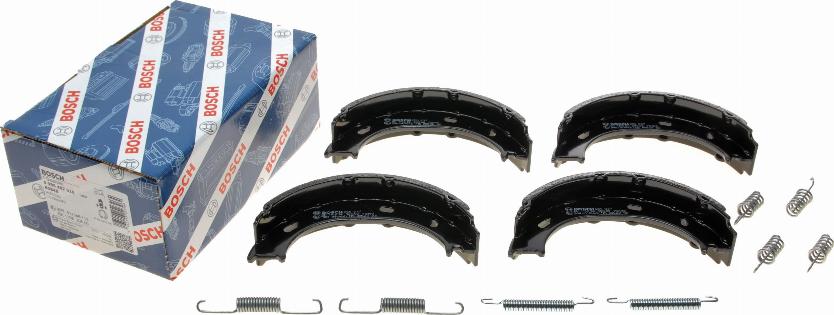 BOSCH 0 986 487 610 - Brake Shoe Set, parking brake autospares.lv