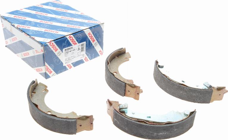 BOSCH 0 986 487 896 - Brake Shoe Set autospares.lv