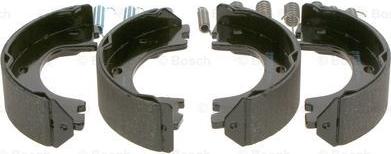 BOSCH 0 986 487 751 - Brake Shoe Set, parking brake autospares.lv