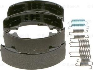 BOSCH 0 986 487 751 - Brake Shoe Set, parking brake autospares.lv