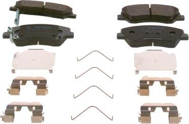 BOSCH 0 986 424 951 - Brake Pad Set, disc brake autospares.lv