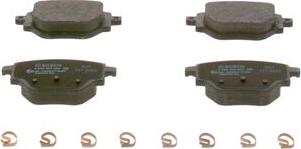 BOSCH 0 986 424 988 - Brake Pad Set, disc brake autospares.lv