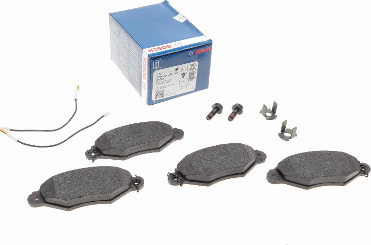 BOSCH 0 986 424 455 - Brake Pad Set, disc brake autospares.lv