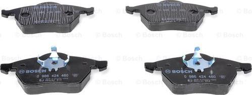 BOSCH 0 986 424 460 - Brake Pad Set, disc brake autospares.lv