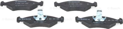 BOSCH 0 986 424 462 - Brake Pad Set, disc brake autospares.lv