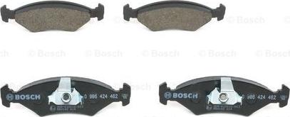 BOSCH 0 986 424 462 - Brake Pad Set, disc brake autospares.lv