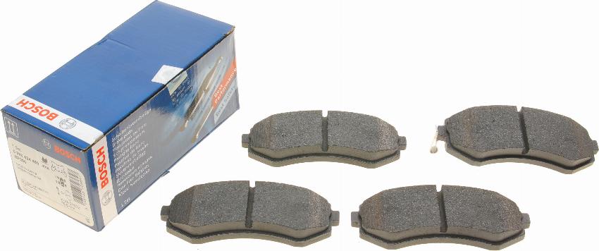 BOSCH 0 986 424 489 - Brake Pad Set, disc brake autospares.lv