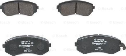 BOSCH 0 986 424 489 - Brake Pad Set, disc brake autospares.lv