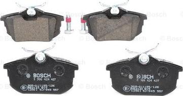 BOSCH 0 986 424 427 - Brake Pad Set, disc brake autospares.lv