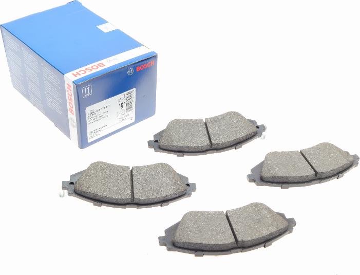 BOSCH 0 986 424 474 - Brake Pad Set, disc brake autospares.lv