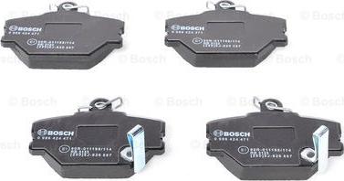 BOSCH 0 986 424 471 - Brake Pad Set, disc brake autospares.lv