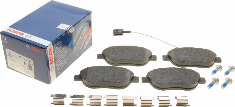 BOSCH 0 986 424 596 - Brake Pad Set, disc brake autospares.lv