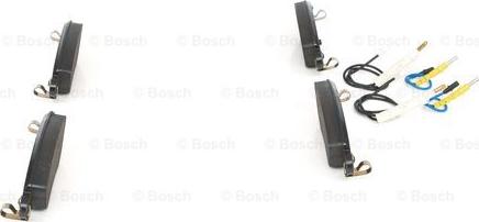 BOSCH 0 986 424 598 - Brake Pad Set, disc brake autospares.lv