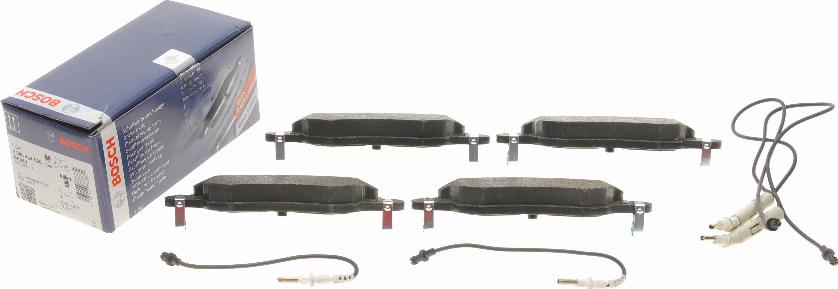 BOSCH 0 986 424 598 - Brake Pad Set, disc brake autospares.lv