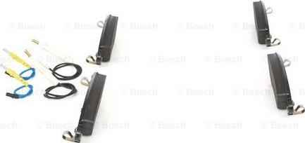 BOSCH 0 986 424 598 - Brake Pad Set, disc brake autospares.lv