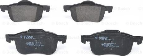 BOSCH 0 986 424 540 - Brake Pad Set, disc brake autospares.lv