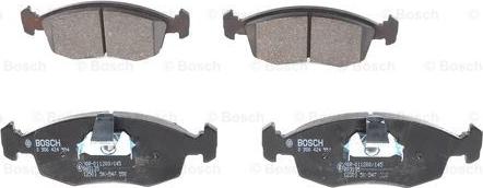 BOSCH 0 986 424 554 - Brake Pad Set, disc brake autospares.lv