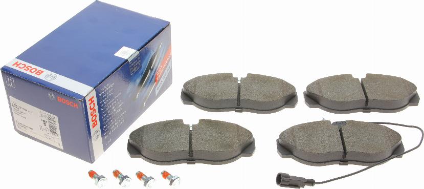 BOSCH 0 986 424 556 - Brake Pad Set, disc brake autospares.lv